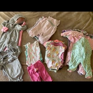 Baby girl 0-3 month clothes